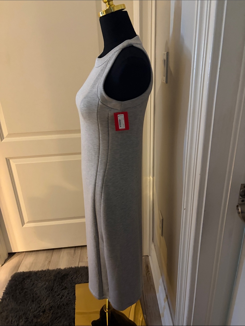 Spanx Air Essentials Grey Heather Tank Dress New Tags XS - Picture 4 of 6